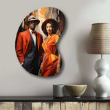 Harlem Renaissance Celebration II - Asymmetric Metal Wall Art