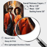 Harlem Renaissance Celebration II - Asymmetric Metal Wall Art