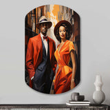 Harlem Renaissance Celebration II - Asymmetric Metal Wall Art