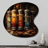 Hebrew Torah Scrolls - Asymmetric Metal Wall Art