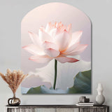 Hinduisim Art Lotus Serenity - Asymmetric Metal Wall Art