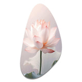 Hinduisim Art Lotus Serenity - Asymmetric Metal Wall Art