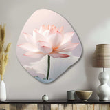 Hinduisim Art Lotus Serenity - Asymmetric Metal Wall Art