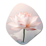 Hinduisim Art Lotus Serenity - Asymmetric Metal Wall Art