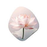 Hinduisim Art Lotus Serenity - Asymmetric Metal Wall Art