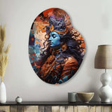 Hinduisim Art Shivas Cosmic - Asymmetric Metal Wall Art