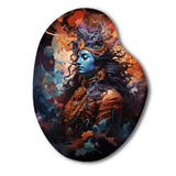 Hinduisim Art Shivas Cosmic - Asymmetric Metal Wall Art