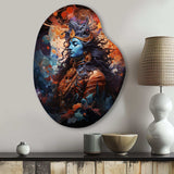 Hinduisim Art Shivas Cosmic - Asymmetric Metal Wall Art