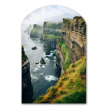 Ireland Cliffs Of Moher I - Asymmetric Metal Wall Art