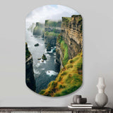 Ireland Cliffs Of Moher I - Asymmetric Metal Wall Art