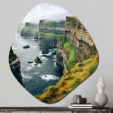 Ireland Cliffs Of Moher I - Asymmetric Metal Wall Art