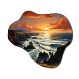 Ireland Sunset Over The Connemara I - Asymmetric Metal Wall Art