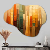 Islam Art The Pillars II - Asymmetric Metal Wall Art