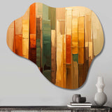 Islam Art The Pillars II - Asymmetric Metal Wall Art