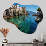 Italy Amalfi Coast Charms - Asymmetric Metal Wall Art