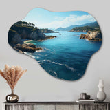 Italy Italian Riviera Reverie - Asymmetric Metal Wall Art