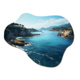 Italy Italian Riviera Reverie - Asymmetric Metal Wall Art