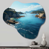 Italy Italian Riviera Reverie - Asymmetric Metal Wall Art