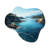 Italy Italian Riviera Reverie - Asymmetric Metal Wall Art