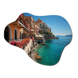 Italy Mediterranean Charms - Asymmetric Metal Wall Art