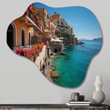 Italy Mediterranean Charms - Asymmetric Metal Wall Art