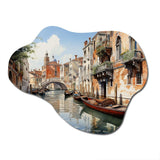 Italy Venetian Canals I - Asymmetric Metal Wall Art