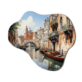 Italy Venetian Canals I - Asymmetric Metal Wall Art