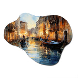 Italy Venetian Reflections I - Asymmetric Metal Wall Art