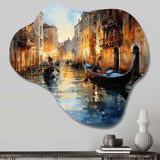 Italy Venetian Reflections I - Asymmetric Metal Wall Art