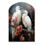 Japon Art Harmony Of Crane I - Asymmetric Metal Wall Art