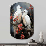 Japon Art Harmony Of Crane I - Asymmetric Metal Wall Art