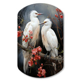 Japon Art Harmony Of Crane I - Asymmetric Metal Wall Art