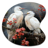 Japon Art Harmony Of Crane I - Asymmetric Metal Wall Art