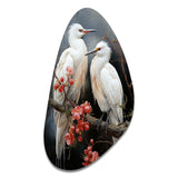 Japon Art Harmony Of Crane I - Asymmetric Metal Wall Art