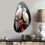 Japon Art Harmony Of Crane I - Asymmetric Metal Wall Art