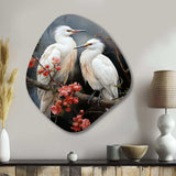 Japon Art Harmony Of Crane I - Asymmetric Metal Wall Art