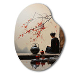 Japon Art Tea Ceremony II - Asymmetric Metal Wall Art