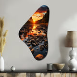 Kentucky Landscape River - Asymmetric Metal Wall Art