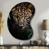 Leopard Silent Stalk I - Asymmetric Metal Wall Art