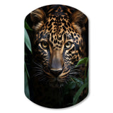 Leopard Silent Stalk I - Asymmetric Metal Wall Art