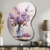 Lilacs Lavender Serenade II - Asymmetric Metal Wall Art