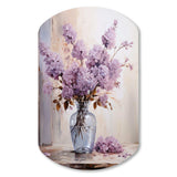 Lilacs Lavender Serenade II - Asymmetric Metal Wall Art