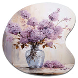 Lilacs Lavender Serenade II - Asymmetric Metal Wall Art