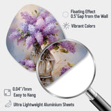 Lilacs Romantic Impression I - Asymmetric Metal Wall Art