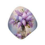 Lilacs Romantic Impression I - Asymmetric Metal Wall Art