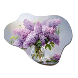 Lilacs Romantic Impression III - Asymmetric Metal Wall Art