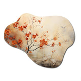 Maple Trees Glowing Embers I - Asymmetric Metal Wall Art