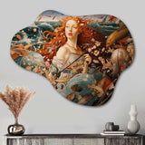 Masterpiece The Birth Of Venus III - Asymmetric Metal Wall Art