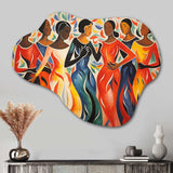 Masterpiece The Dance By Henri I - Asymmetric Metal Wall Art