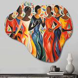 Masterpiece The Dance By Henri I - Asymmetric Metal Wall Art